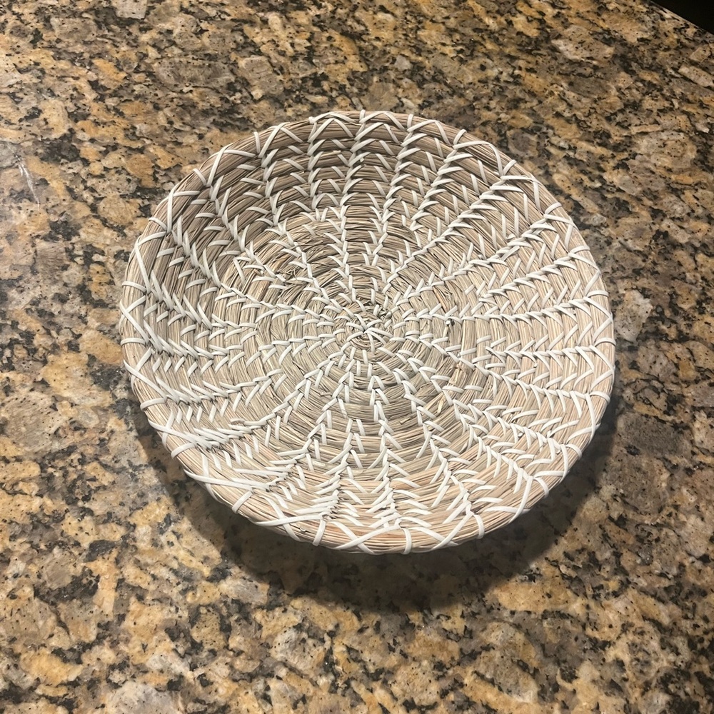 🔴Woven basket home decor coastal boho bohemian